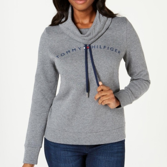 tommy hilfiger funnel neck sweatshirt